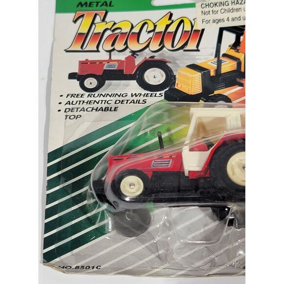 Die Cast Metal Tractor Red No. 8501C - Picture 9 of 16